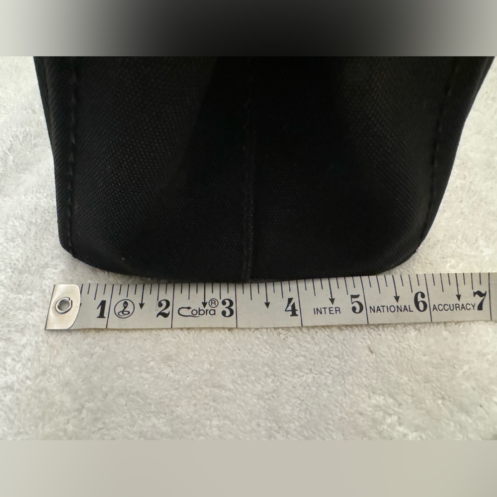 🚨SOLD🚨Prada Canapa Black Mini Canvas Handbag… - Picture 15 of 16